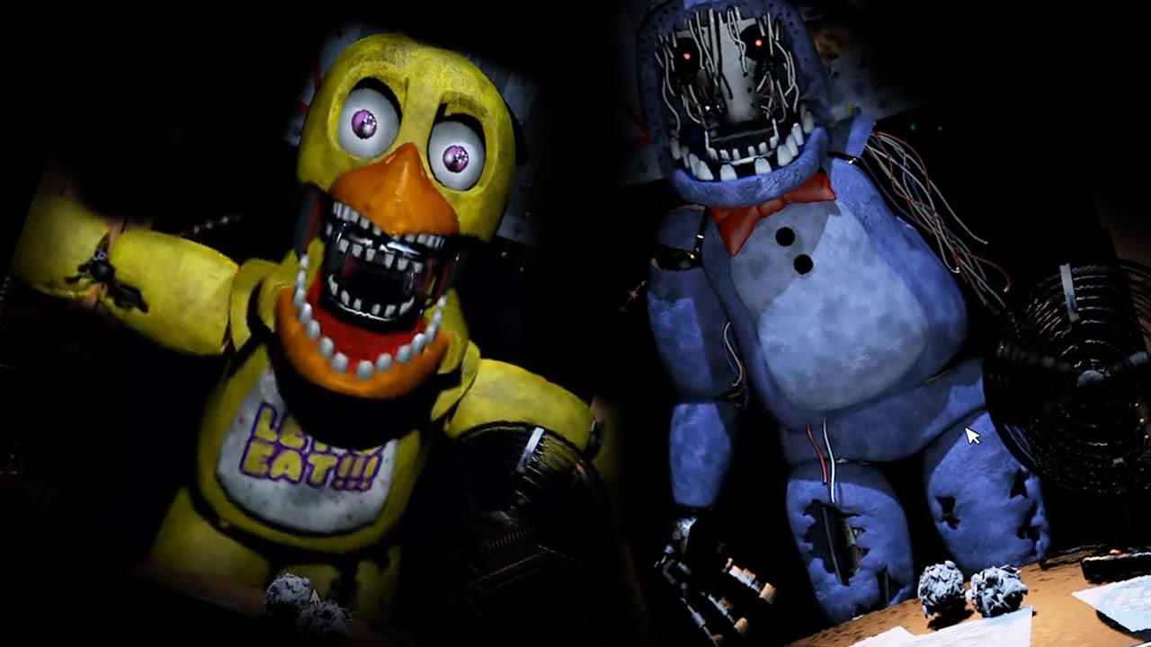 FNAF 2 Withered Animatronics